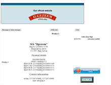 Tablet Screenshot of ilg.lv